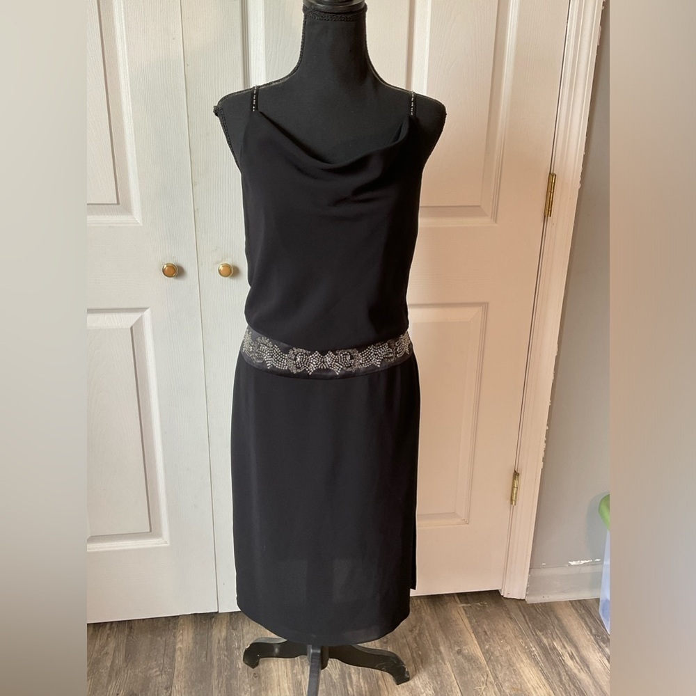 Ann Taylor Loft black dress. Size 4. Spaghetti straps.